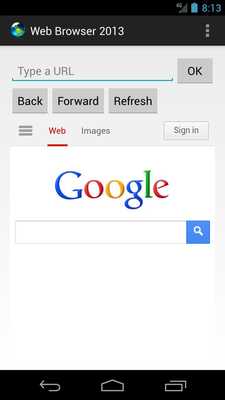 Emulate Android APK Web Browser 2013 Lite Emulate Android APK Web Browser 2013 Lite