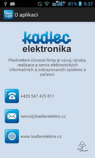 Run android online APK WebCall from MyAndroid or emulate WebCall using MyAndroid