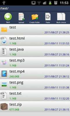 Emulate Android APK WebDAV File Manager Emulate Android APK WebDAV File Manager