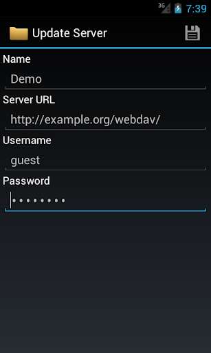 Emulate Android APK WebDAV Navigator Lite Emulate Android APK WebDAV Navigator Lite