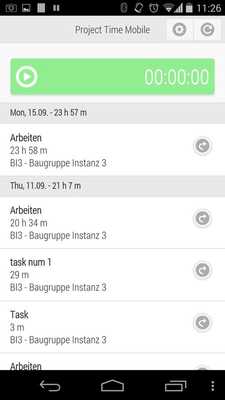 Emulate Android APK Webdesk ProjectTime Mobile