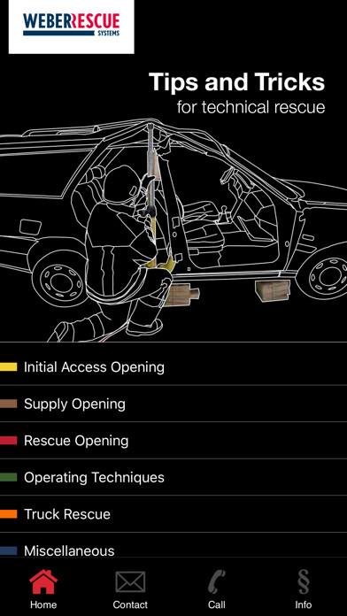 Emulate iPhone app WEBER RESCUE Tips and Tricks using MyAndroid
