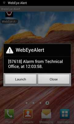 Emulate Android APK WebEyeAlert Lite
