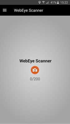 Emulate Android APK WebEye Scanner