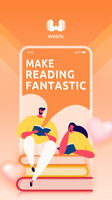 Emulate iPhone app Webfic-Make Reading Fantastic using MyAndroid