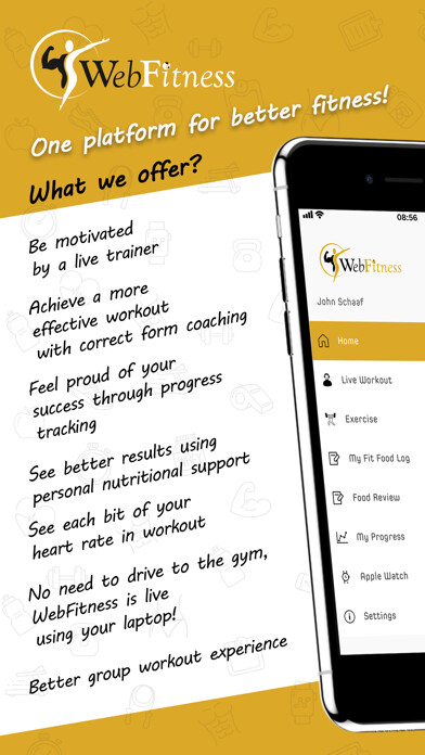 Emulate iPhone app WebFitness using MyAndroid Emulate iPhone app WebFitness using MyAndroid