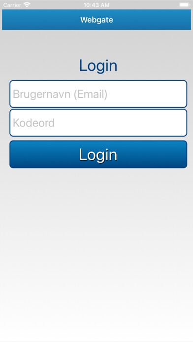 Emulate iPhone app Webgate using MyAndroid