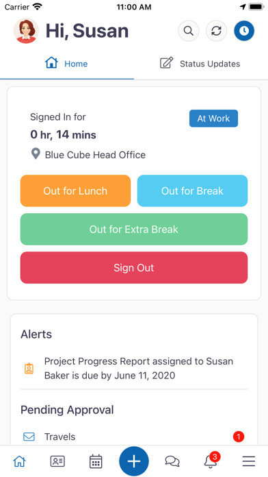 Emulate iPhone app Web Human Resource (WebHR) using MyAndroid