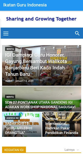 Run android online APK Web IGI - Ikatan Guru Indonesia - Tanpa Iklan from MyAndroid or emulate Web IGI - Ikatan Guru Indonesia - Tanpa Iklan using MyAndroid
