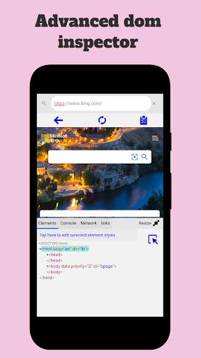 Run android online APK Web Inspector Pro : mobile inspector from MyAndroid or emulate Web Inspector Pro : mobile inspector using MyAndroid