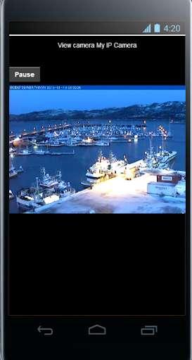 Run android online APK Web/IP Camera client from MyAndroid or emulate Web/IP Camera client using MyAndroid