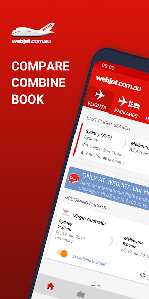 Run android online APK Webjet - Flights and Hotels from MyAndroid or emulate Webjet - Flights and Hotels using MyAndroid