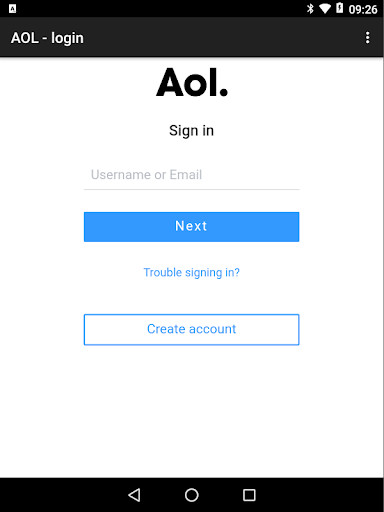 Run android online APK Webmail for AOL from MyAndroid or emulate Webmail for AOL using MyAndroid