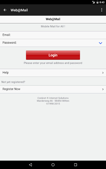 Run android online APK Web@Mail - mobile Mail from MyAndroid or emulate Web@Mail - mobile Mail using MyAndroid Run android online APK Web@Mail - mobile Mail from MyAndroid or emulate Web@Mail - mobile Mail using MyAndroid