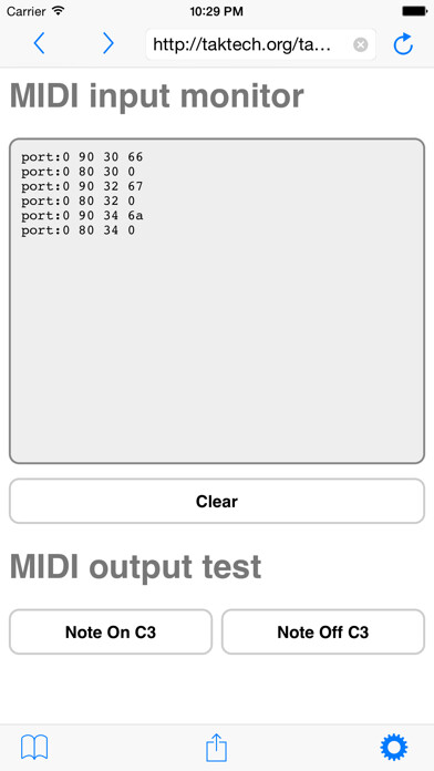 Emulate iPhone app Web MIDI Browser using MyAndroid Emulate iPhone app Web MIDI Browser using MyAndroid