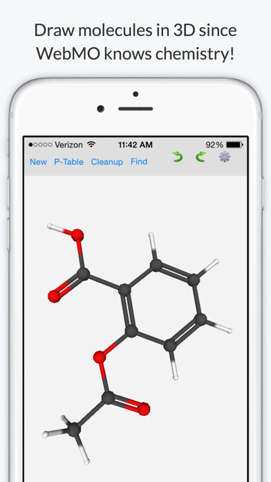 Emulate iPhone app WebMO Premium using MyAndroid