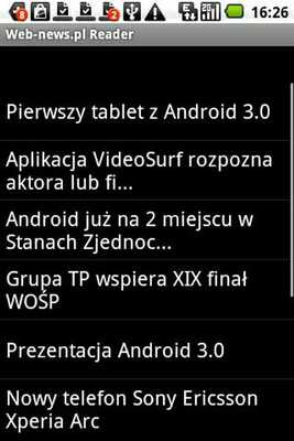 Emulate Android APK Web-news.pl Reader Emulate Android APK Web-news.pl Reader