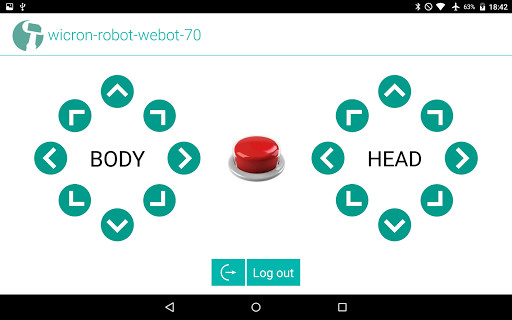 Run android online APK Webot Remote Control from MyAndroid or emulate Webot Remote Control using MyAndroid