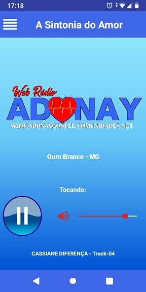 Run android online APK Web Rádio Adonay Gospel from MyAndroid or emulate Web Rádio Adonay Gospel using MyAndroid