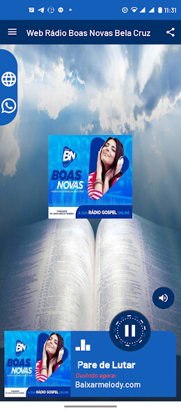 Run android online APK Web Rádio B.N.Bela Cruz from MyAndroid or emulate Web Rádio B.N.Bela Cruz using MyAndroid