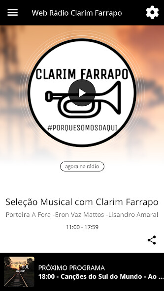 Run android online APK Web Rádio Clarim Farrapo from MyAndroid or emulate Web Rádio Clarim Farrapo using MyAndroid Run android online APK Web Rádio Clarim Farrapo from MyAndroid or emulate Web Rádio Clarim Farrapo using MyAndroid
