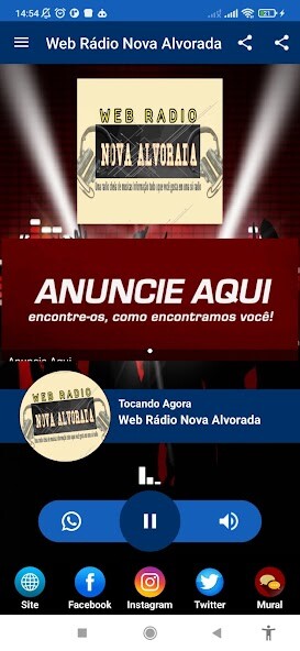 Run android online APK Web Rádio Nova Alvorada from MyAndroid or emulate Web Rádio Nova Alvorada using MyAndroid