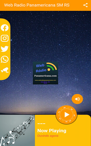 Run android online APK Web Rádio Panamericana SM RS from MyAndroid or emulate Web Rádio Panamericana SM RS using MyAndroid