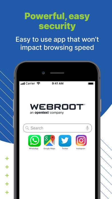 Emulate iPhone app Webroot Mobile Security using MyAndroid