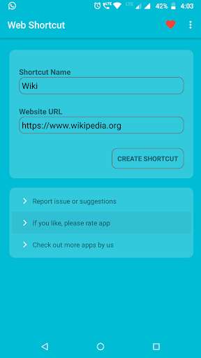 Run android online APK Website Shortcut Maker - URL Shortcut Maker from MyAndroid or emulate Website Shortcut Maker - URL Shortcut Maker using MyAndroid Run android online APK Website Shortcut Maker - URL Shortcut Maker from MyAndroid or emulate Website Shortcut Maker - URL Shortcut Maker using MyAndroid