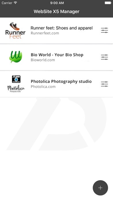 Emulate iPhone app WebSite X5 Manager using MyAndroid Emulate iPhone app WebSite X5 Manager using MyAndroid