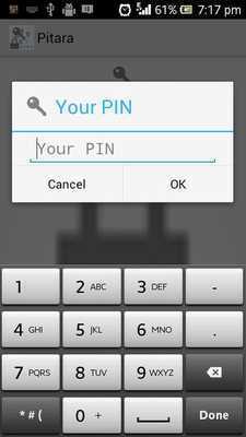 Emulate Android APK Web Surfing with PIN - Pitara