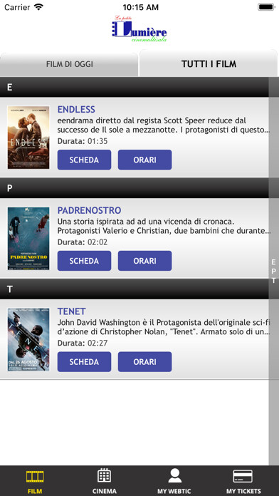 Emulate iPhone app Webtic La Petite Lumière using MyAndroid