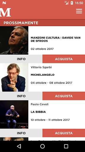 Run android online APK Webtic Teatro Manzoni from MyAndroid or emulate Webtic Teatro Manzoni using MyAndroid