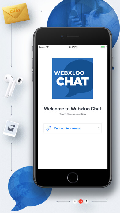 Emulate iPhone app WEBXLOO Chat using MyAndroid