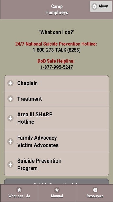 Emulate iPhone app WeCare, Camp Humphreys using MyAndroid Emulate iPhone app WeCare, Camp Humphreys using MyAndroid