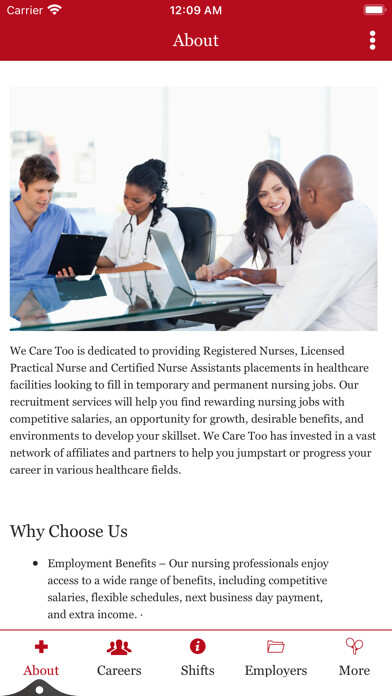 Emulate iPhone app WE CARE TOO LLC using MyAndroid Emulate iPhone app WE CARE TOO LLC using MyAndroid