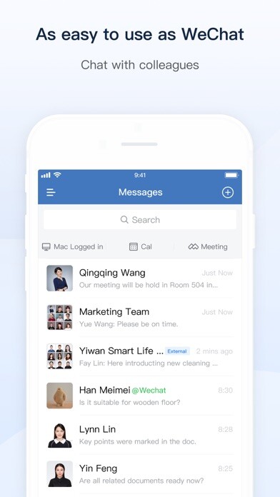 Emulate iPhone app WeCom-Work Communication&Tools using MyAndroid Emulate iPhone app WeCom-Work Communication&Tools using MyAndroid