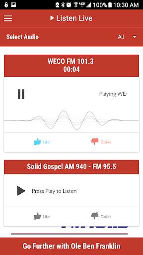 Run android online APK WECO Radio Wartburg, TN from MyAndroid or emulate WECO Radio Wartburg, TN using MyAndroid