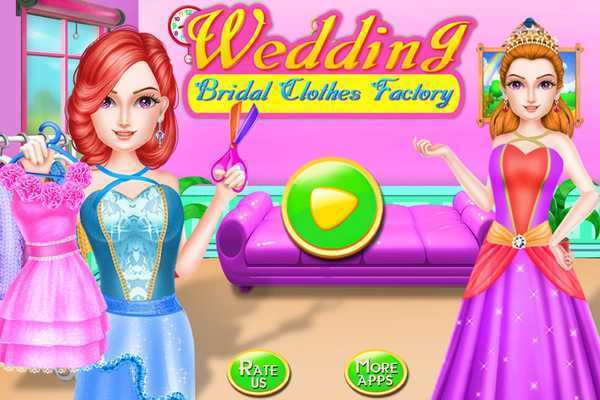 Emulate Android APK Wedding Bridal Clothes Factory games for girls