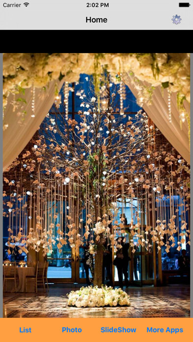 Emulate iPhone app Wedding Decoration Designs using MyAndroid