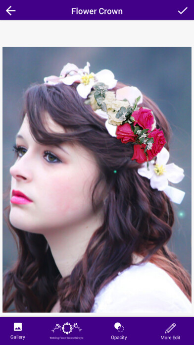Emulate iPhone app Wedding Flower Crown Hairstyle Photo Editor using MyAndroid Emulate iPhone app Wedding Flower Crown Hairstyle Photo Editor using MyAndroid