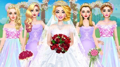 Emulate iPhone app Wedding Games Fashion Dress Up using MyAndroid