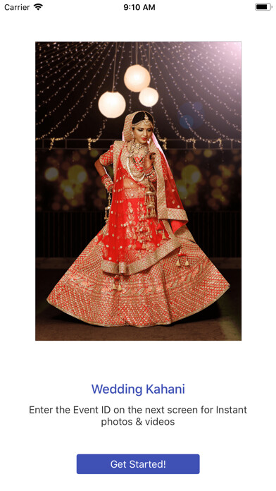Emulate iPhone app Wedding Kahani using MyAndroid