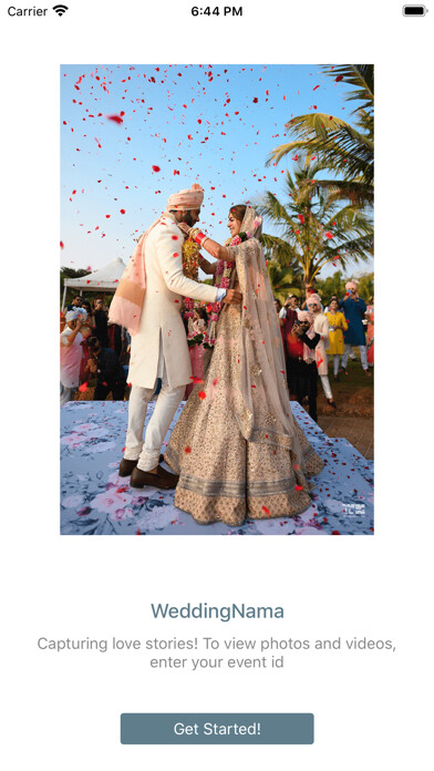 Emulate iPhone app WeddingNama using MyAndroid