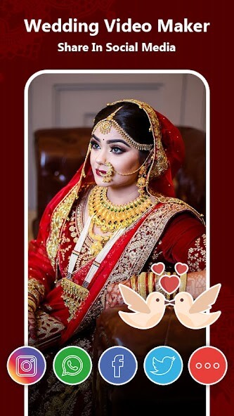 Run android online APK Wedding Photo Video maker with Music from MyAndroid or emulate Wedding Photo Video maker with Music using MyAndroid
