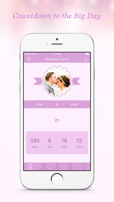 Emulate iPhone app Wedding Program using MyAndroid