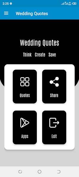 Run android online APK Wedding Quotes App from MyAndroid or emulate Wedding Quotes App using MyAndroid