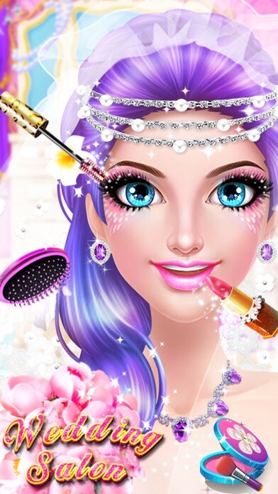 Emulate iPhone app Wedding Salon - Girls Makeup using MyAndroid