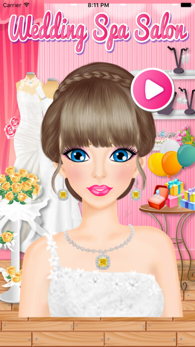 Emulate iPhone app Wedding Salon - Spa using MyAndroid