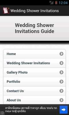 Emulate Android APK Wedding Shower Invitations Emulate Android APK Wedding Shower Invitations